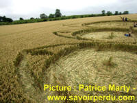 Avebury Stone Circle, Wiltshire crop circle, aerial photo 67